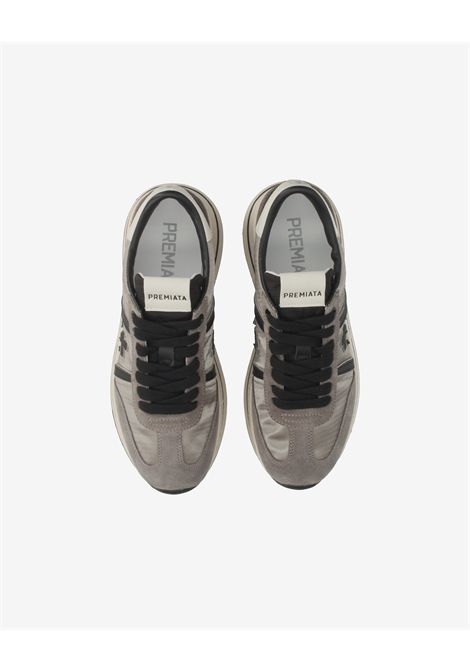 Premiata Bethcoin 8508 Sneaker in Grey Suede and Fabric Women's PREMIATA |  | BETHCOIN VAR8508
